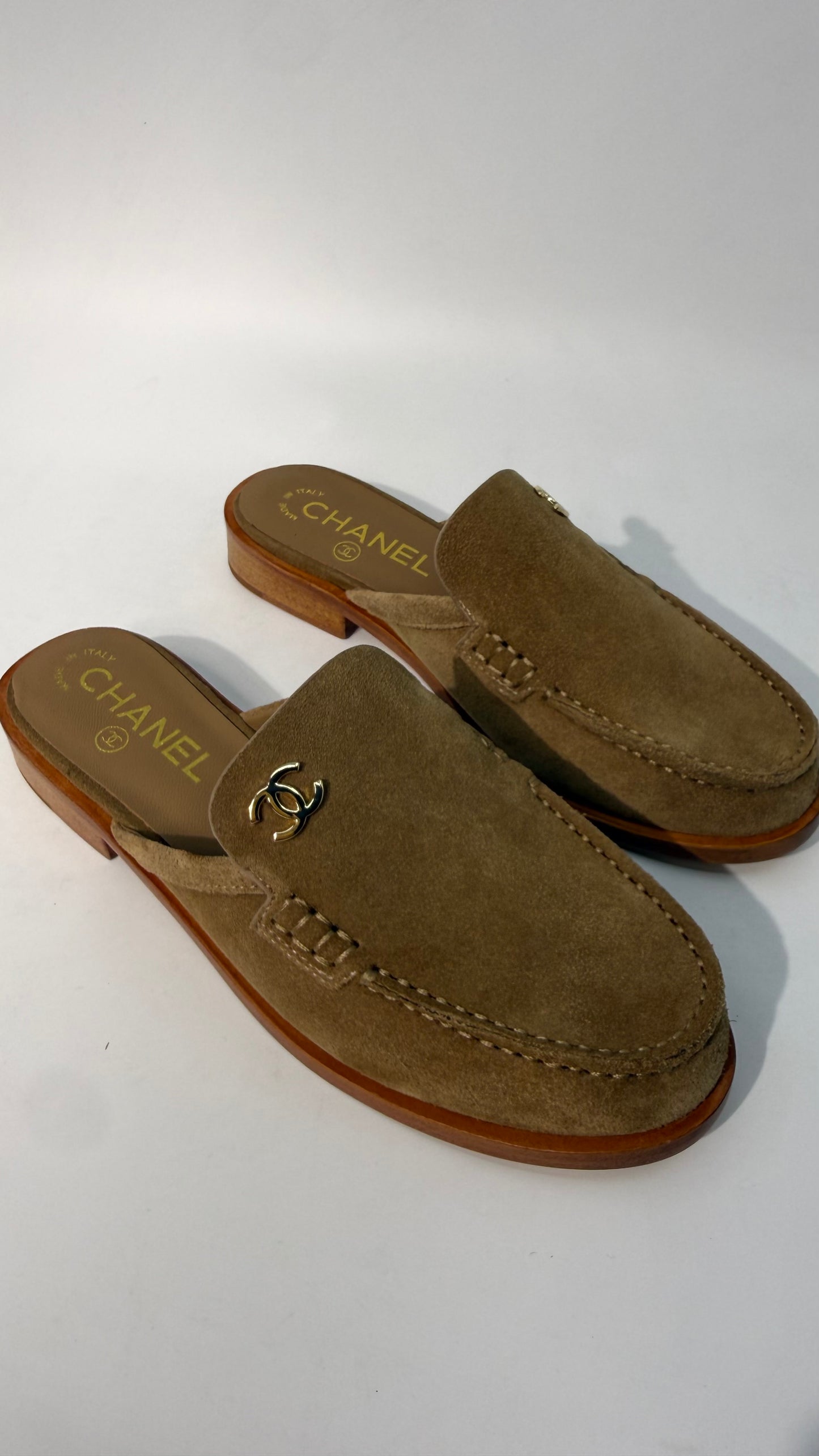 Chanel Suede Mule