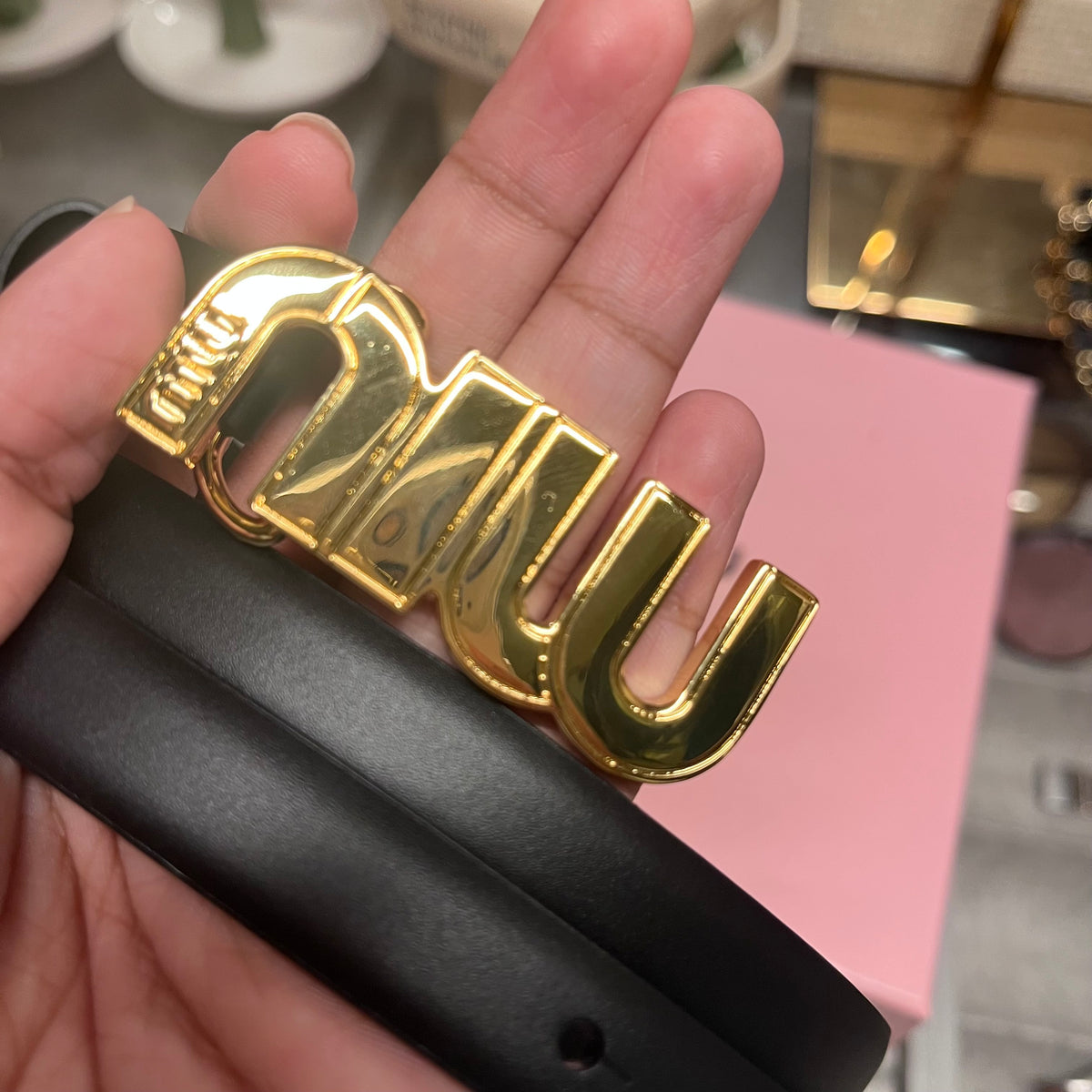 Miu Miu Buckle Belt