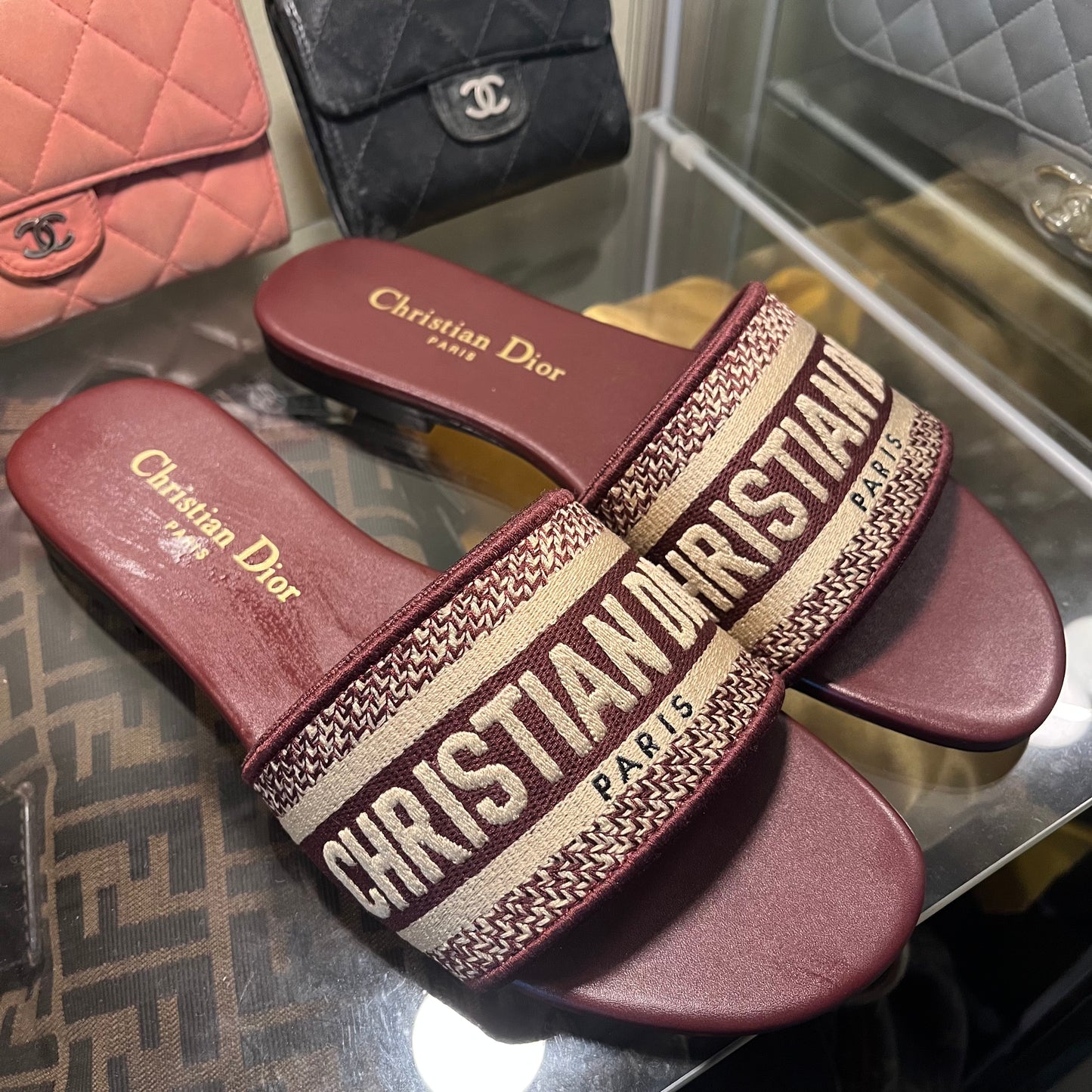 Christian Dior Dway Maroon