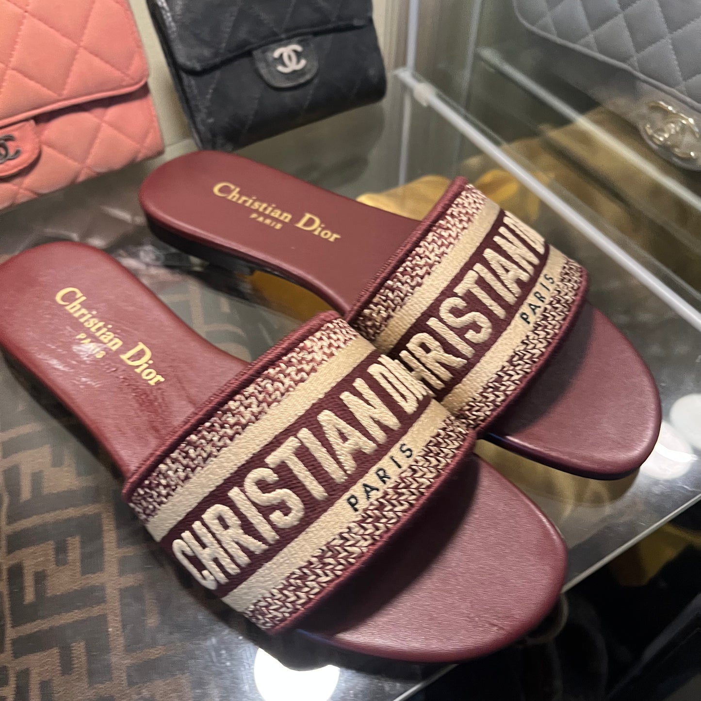 Christian Dior Dway Maroon