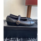 Chanel Mary Jane Black Ballet Shoes