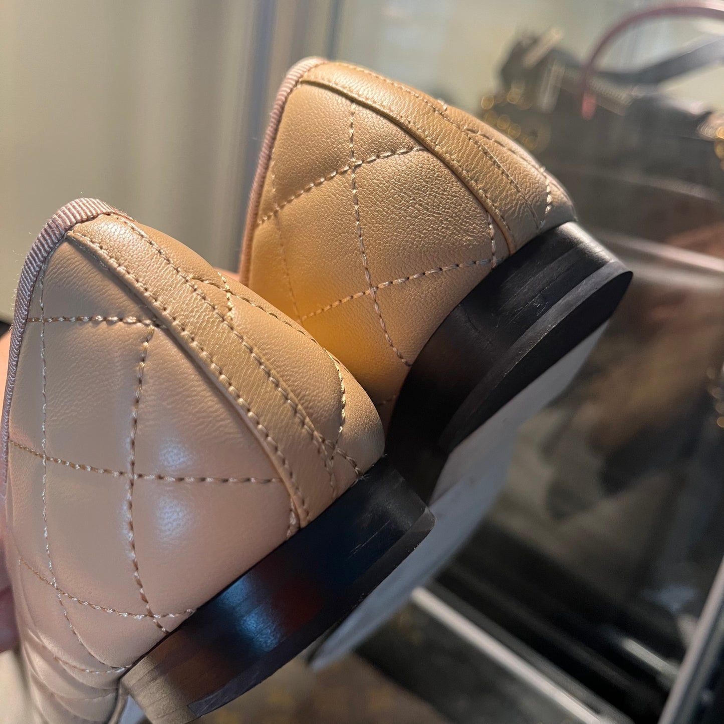Chanel Ballet Quilted Flats 36