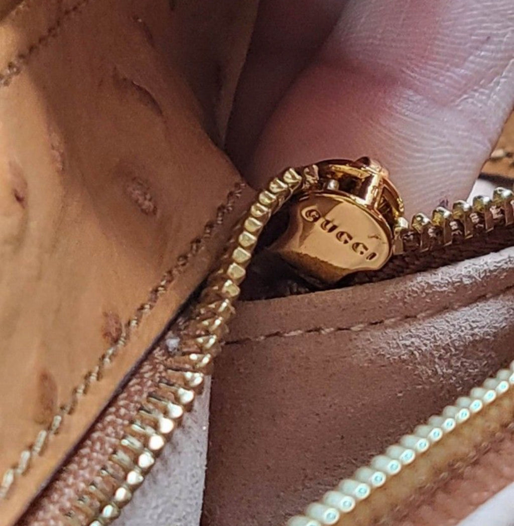 Gucci Horsebit Ostrich Crossbody