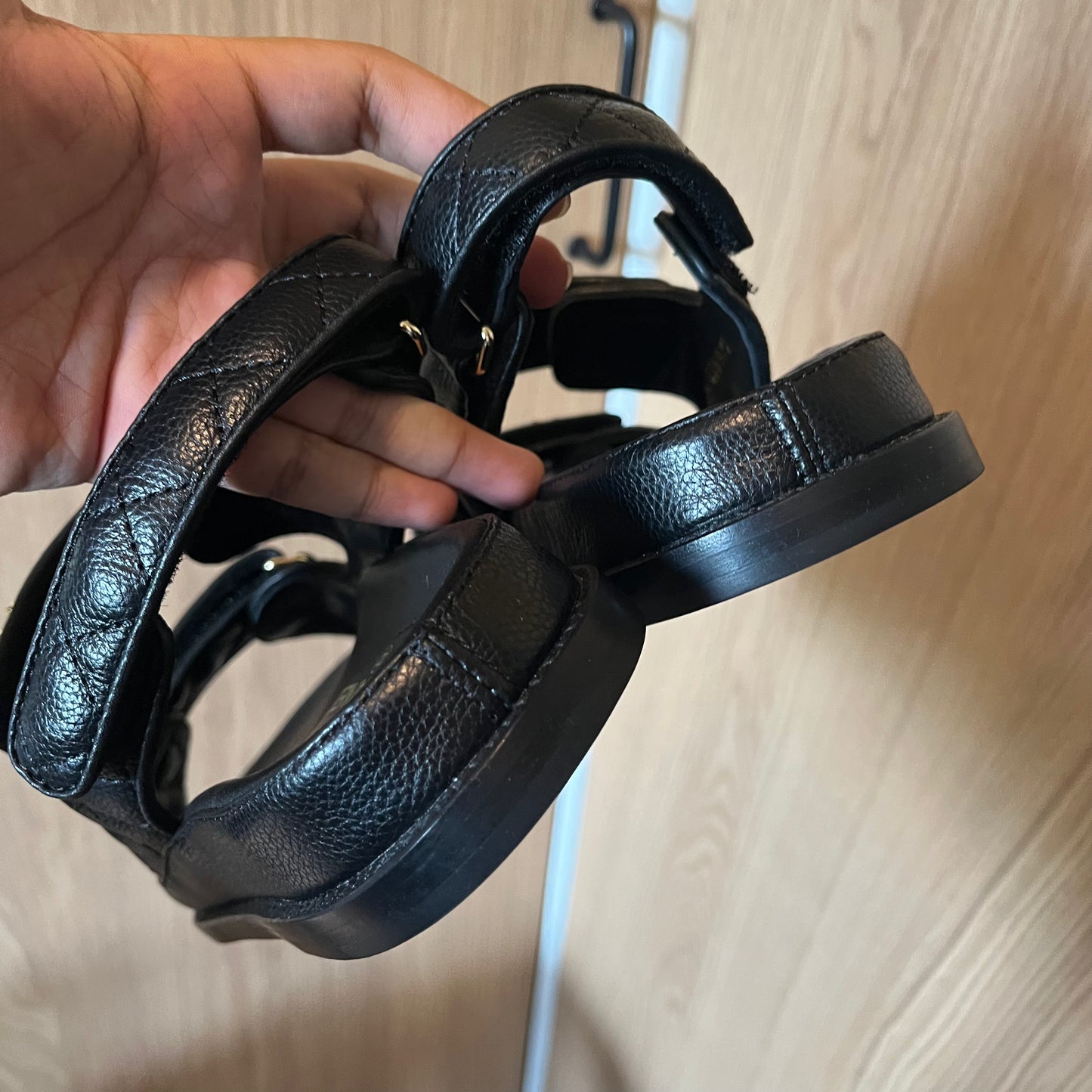 Chanel Quilted Dad Sandals