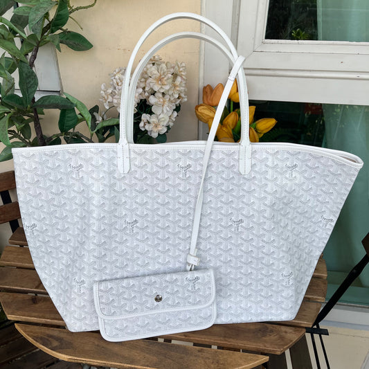 Goyard St Louis GM White