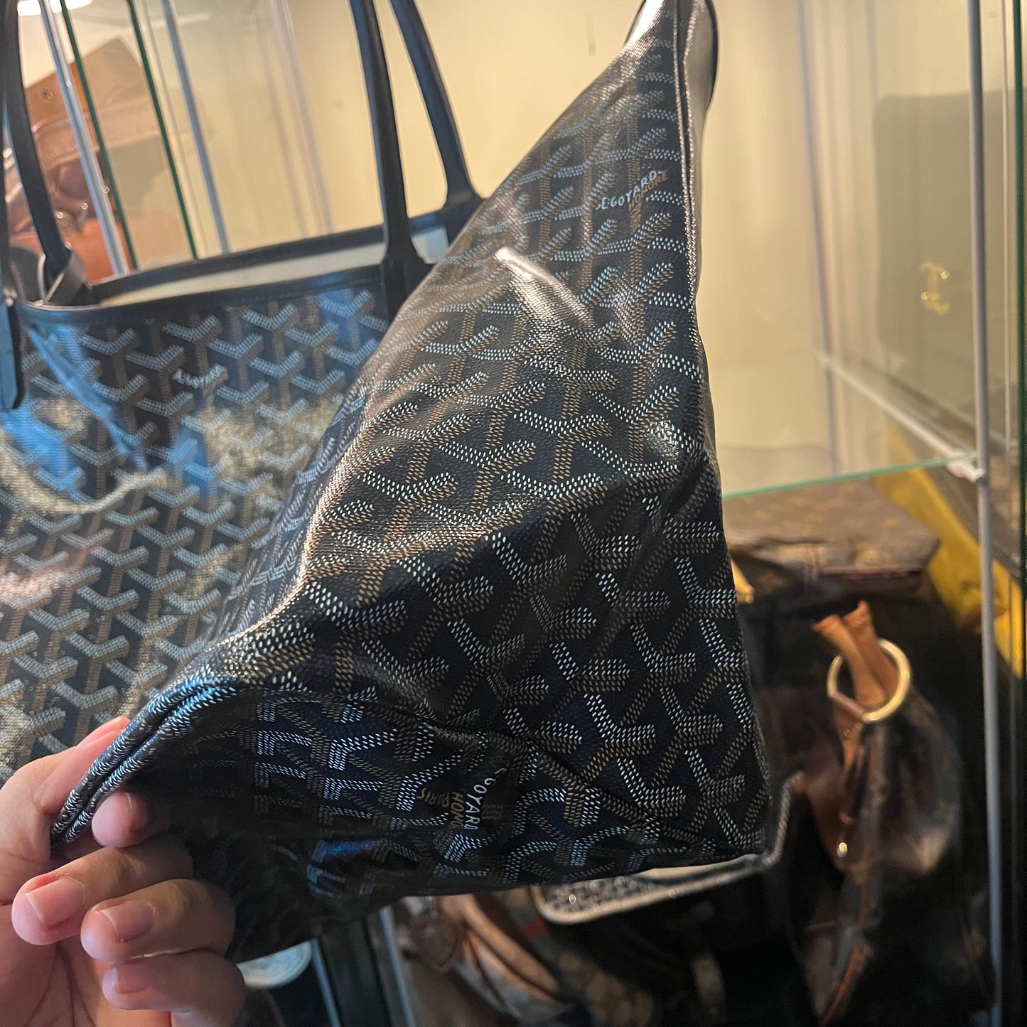 Goyard St Louis GM Black/Brown