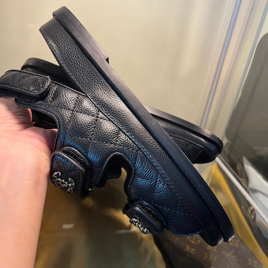 Chanel Quilted Dad Sandals