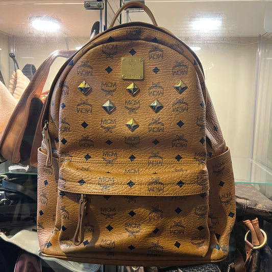 MCM Studded Backpack