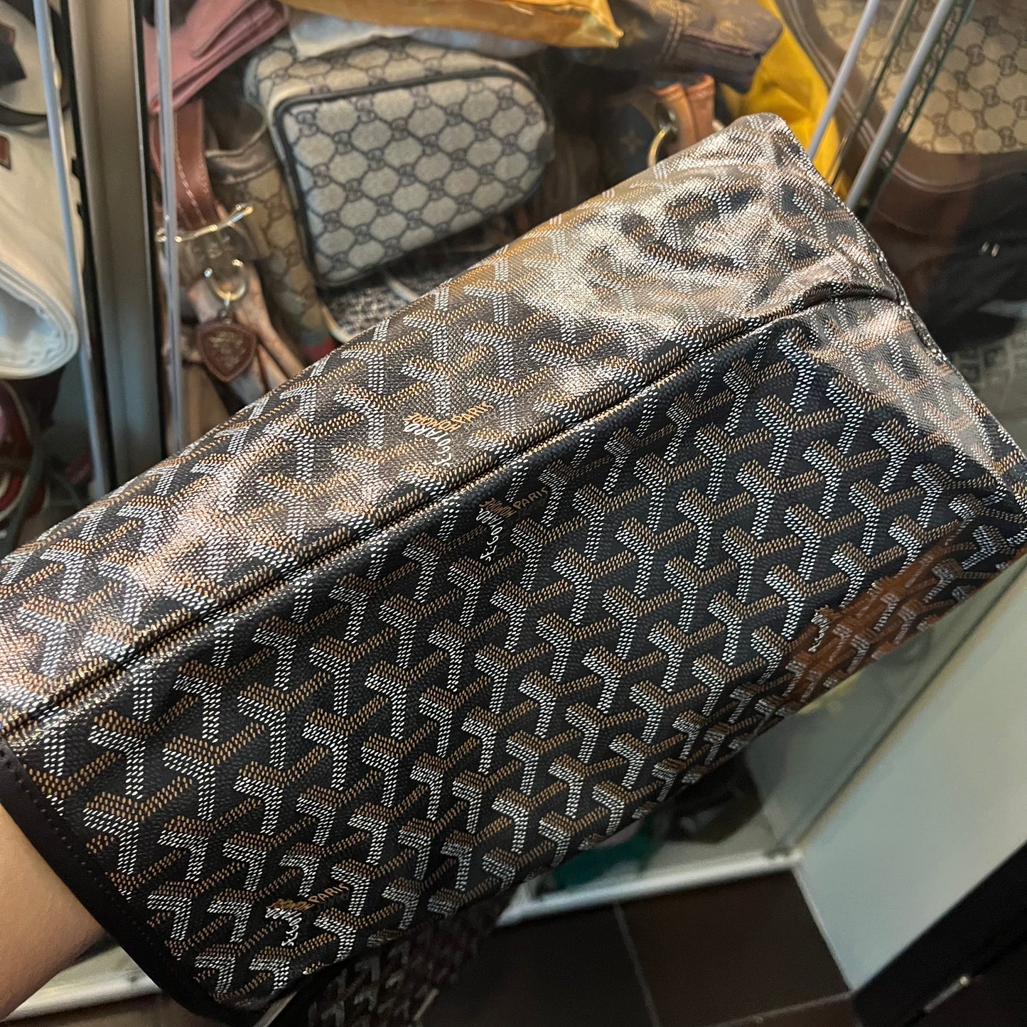 Goyard St Louis GM Black/Brown