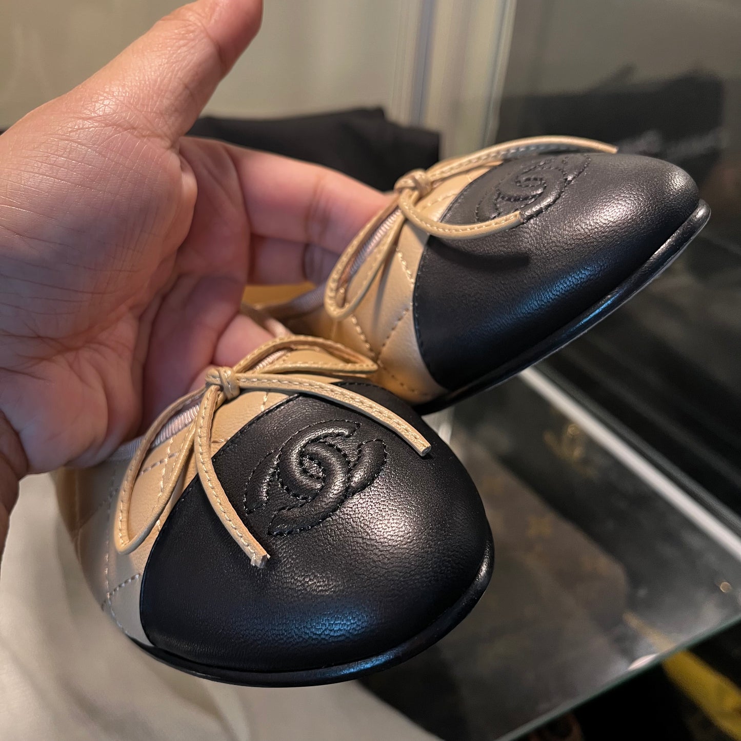 Chanel Ballet Quilted Flats 36