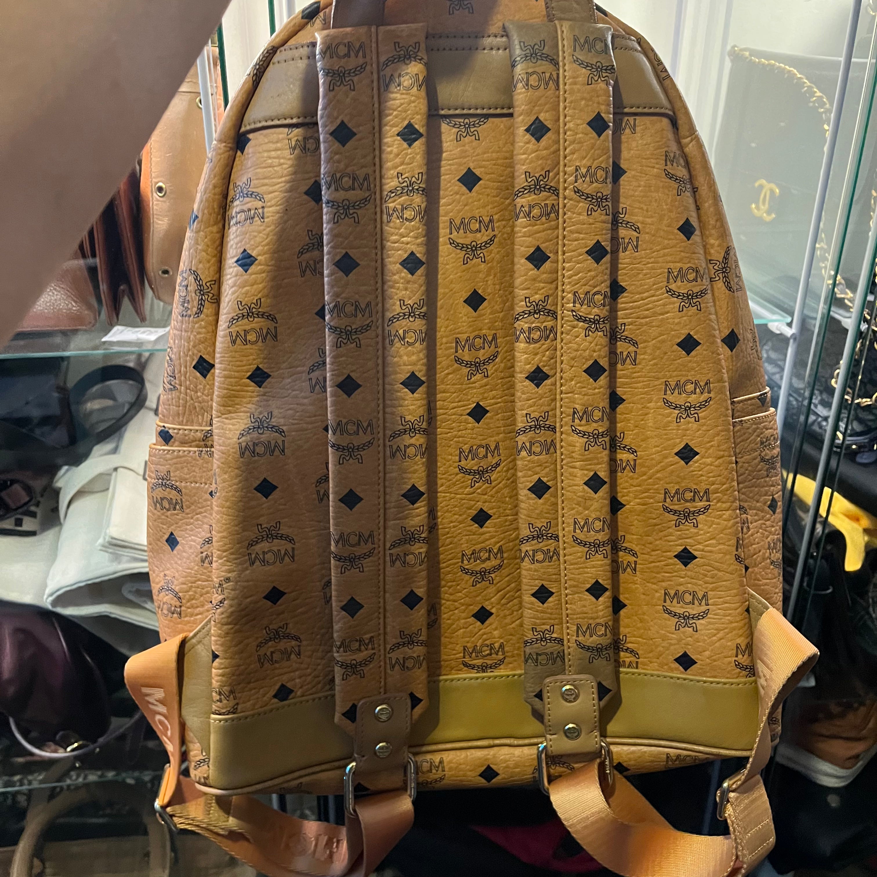 MCM Studded Backpack