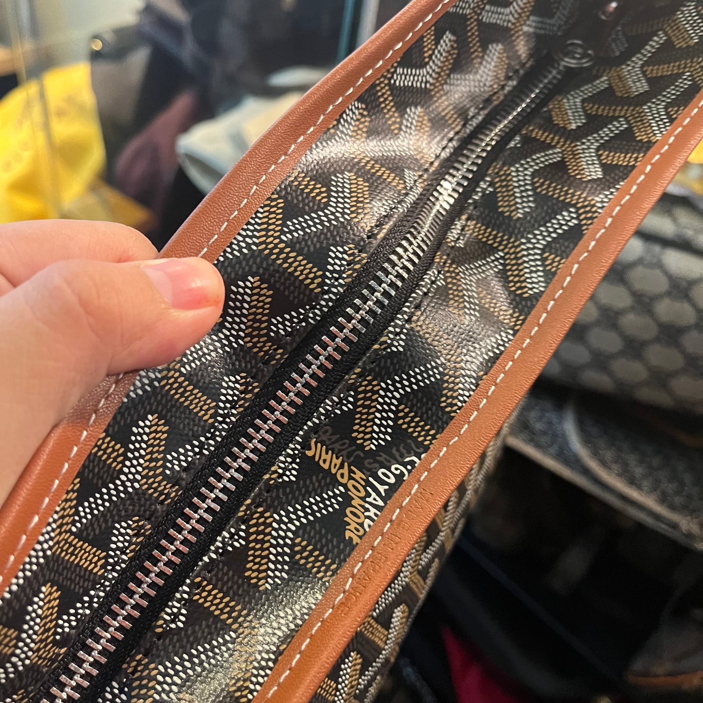 Goyard Hobo Brown
