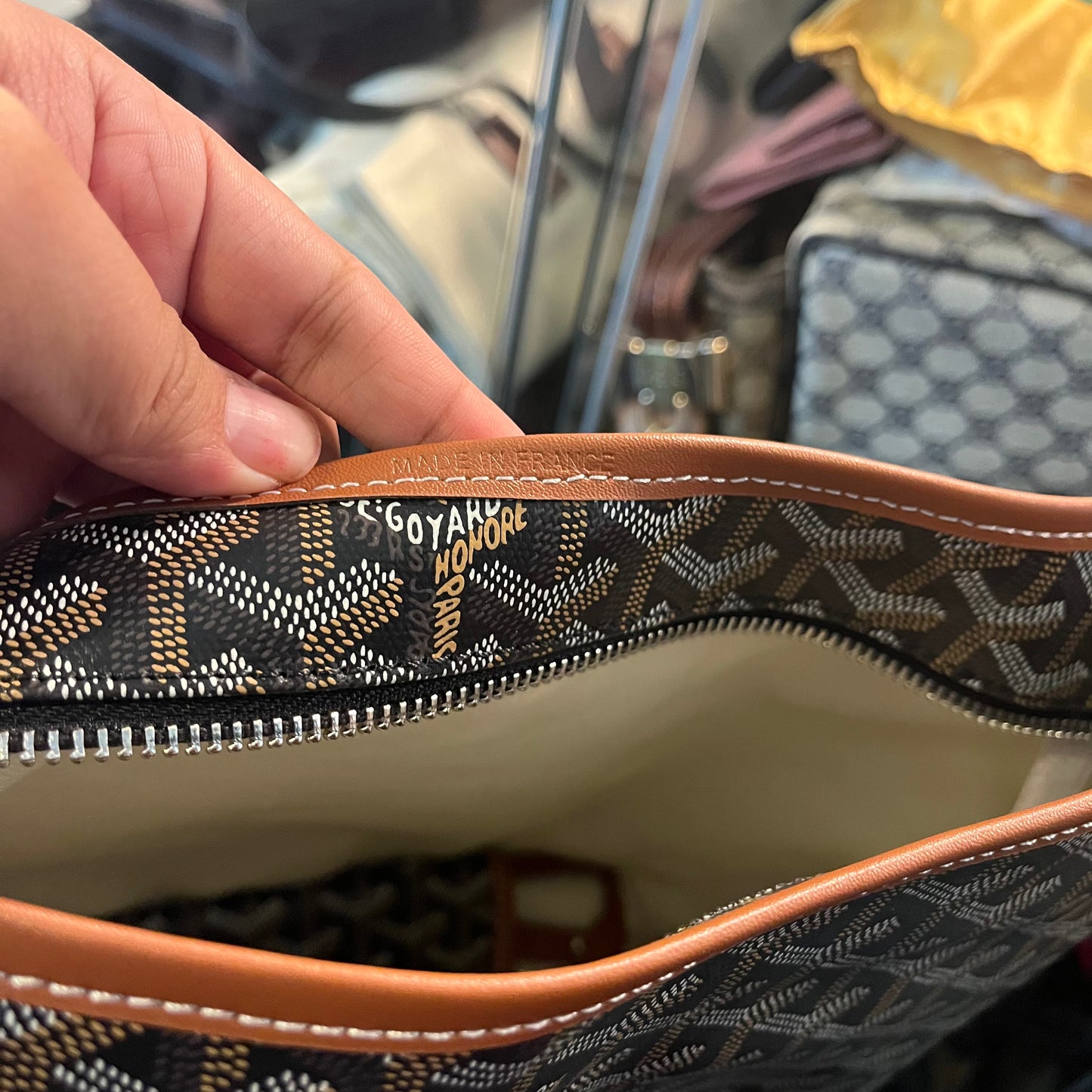 Goyard Hobo Brown