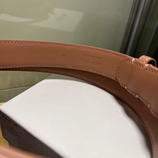 Celine Triomphe Belt Old Rose