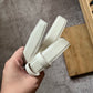 Celine Triomphe Belt White