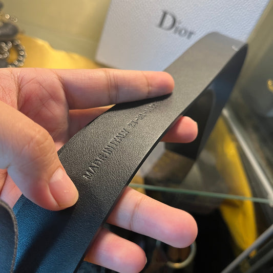 Christian Dior Belt "D" 90