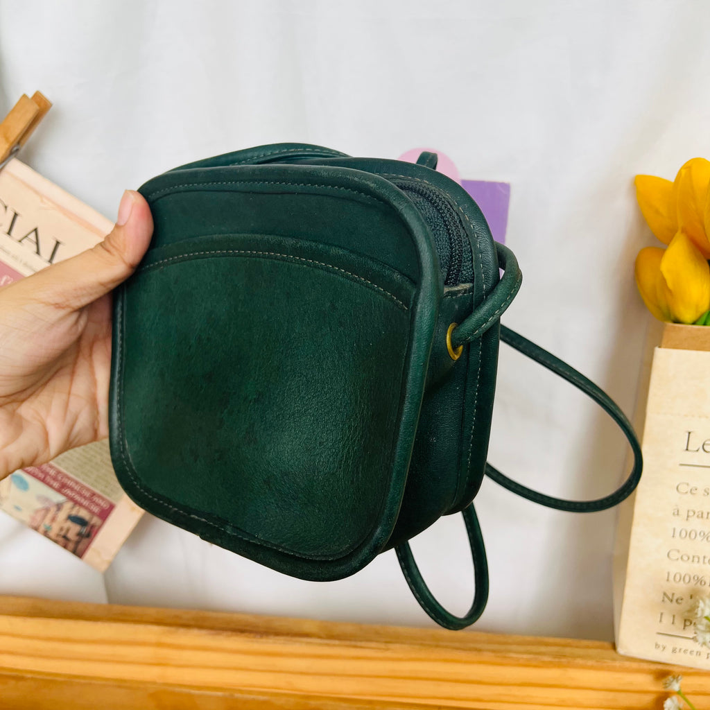 Coach Army Green Crossbody