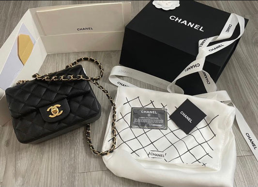 Chanel Mini Flap Caviar GHW