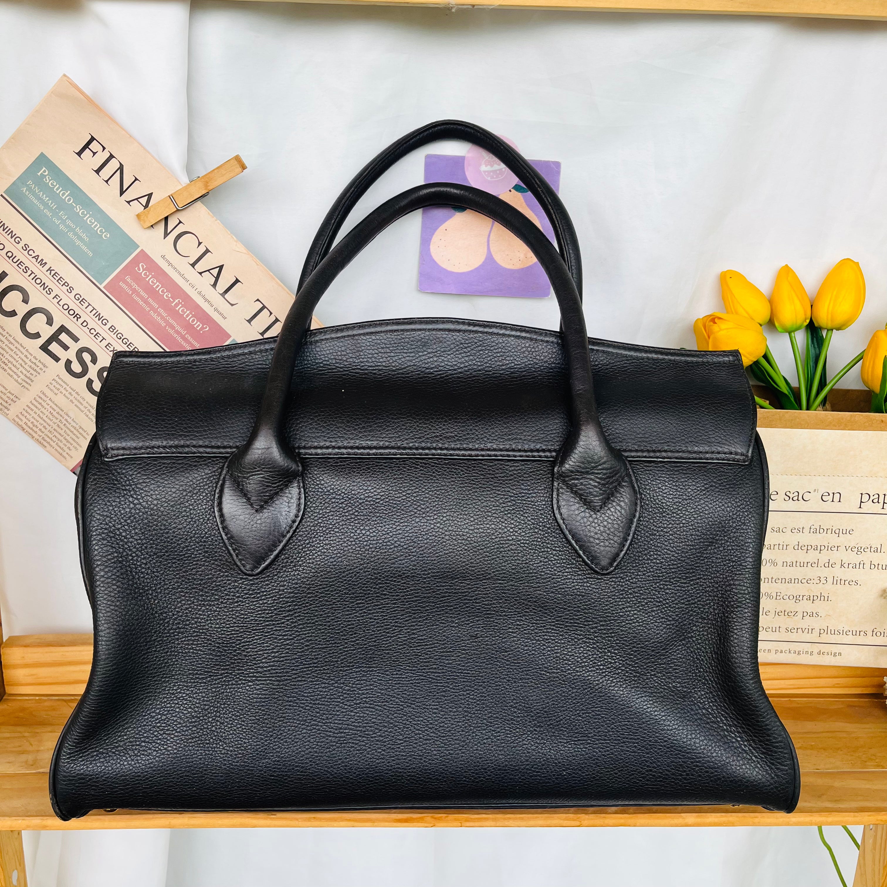 MCM Birkin Style Tote