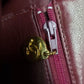 Chan3L Quilted Maroon Crossbody