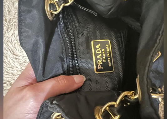 Pr@da Chain Crossbody