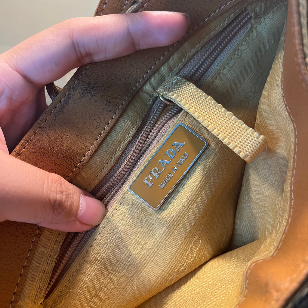 Prada Camel Baguette