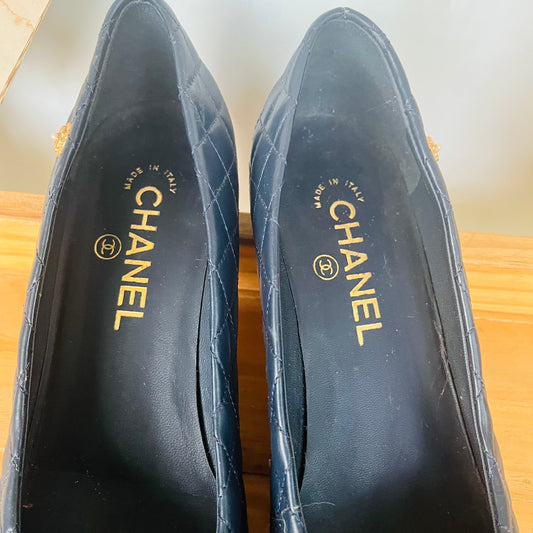 Chanel Quilted Heels