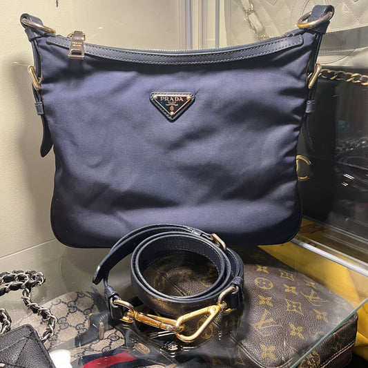 Prada Tessuto Saffiano Crossbody