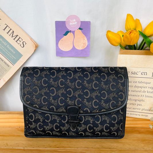 C3line Envelop Denim Clutch