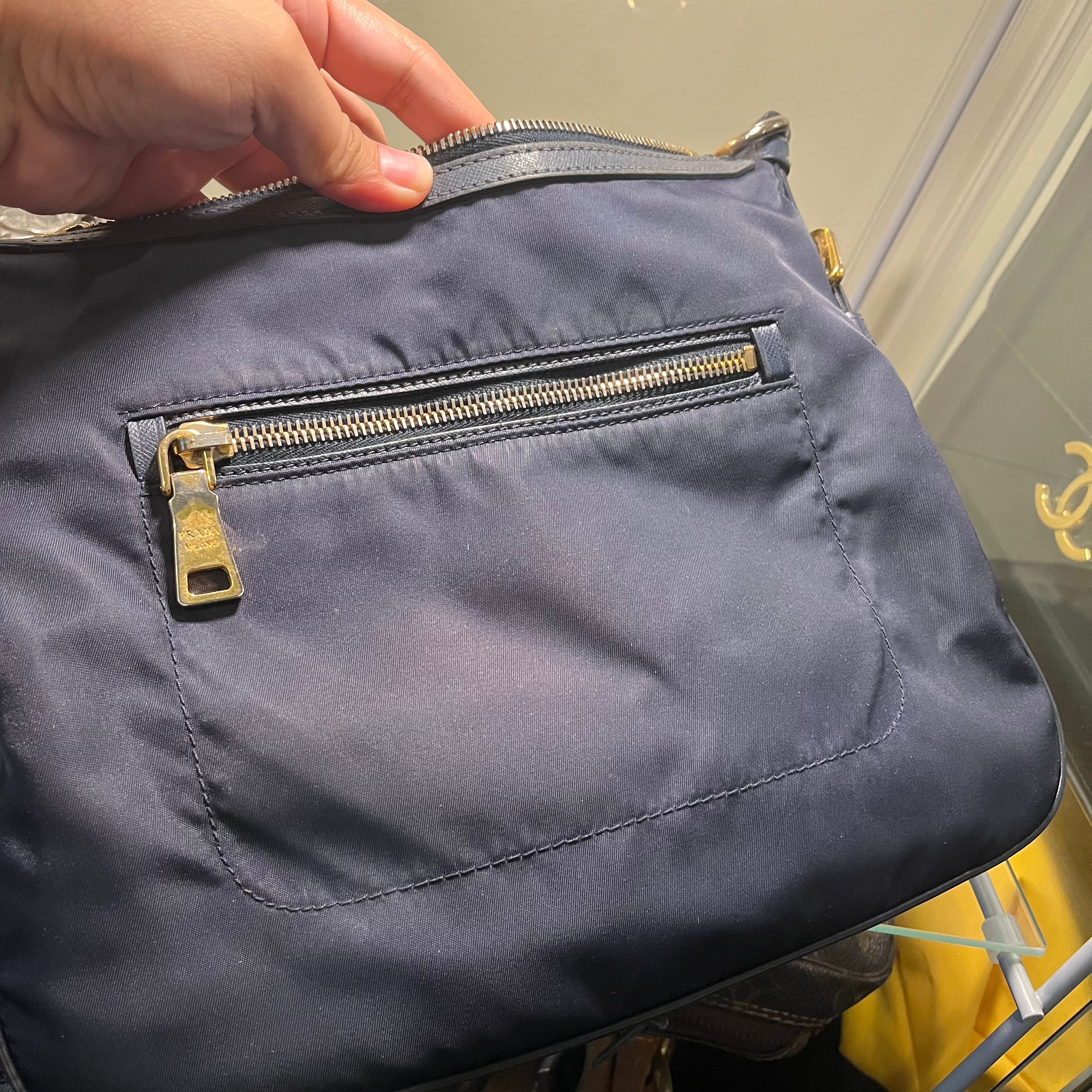 Prada Tessuto Saffiano Crossbody