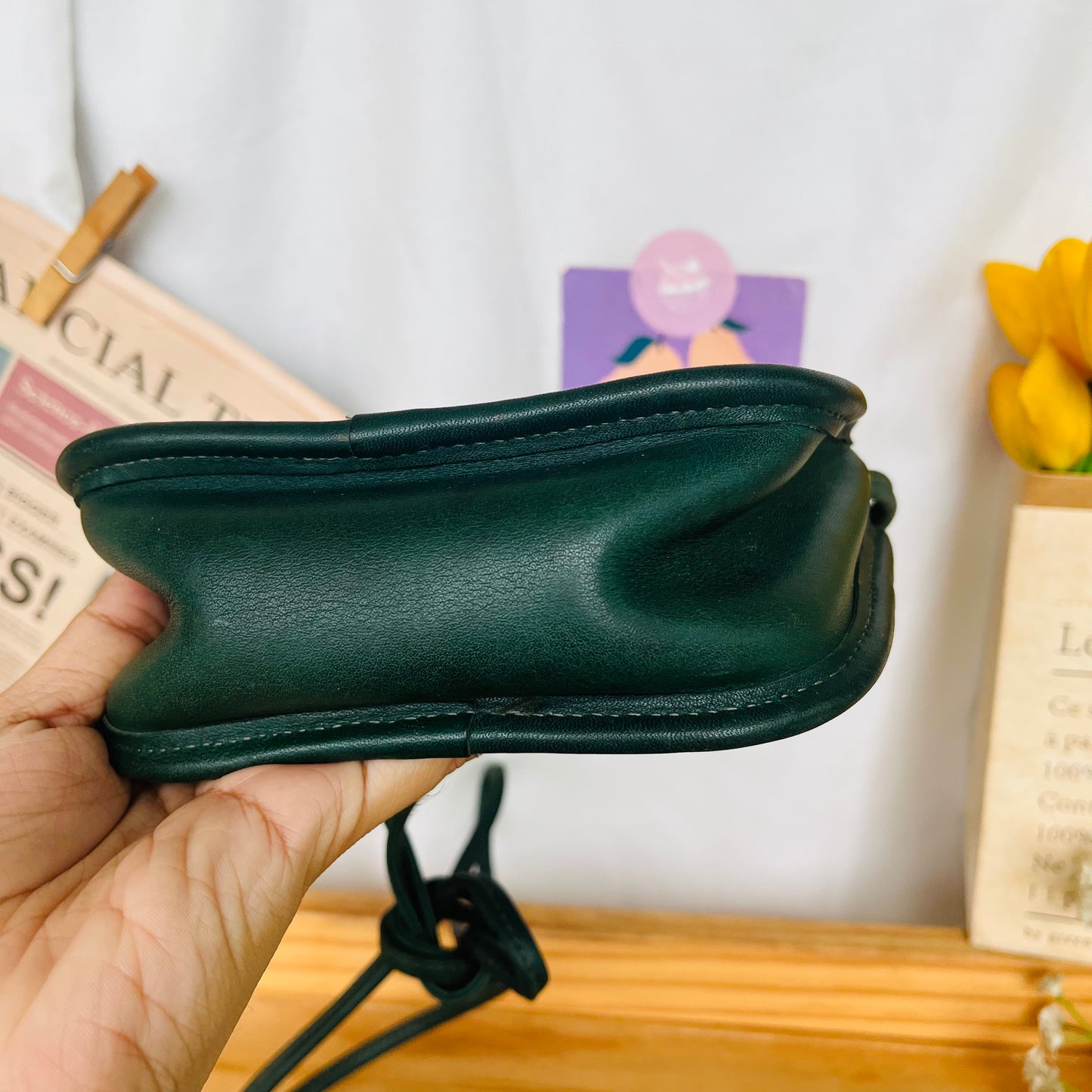 Coach Army Green Crossbody