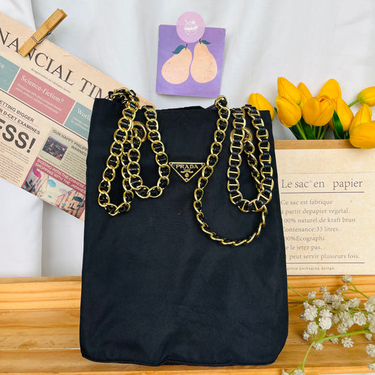 Pr@da Chain Crossbody