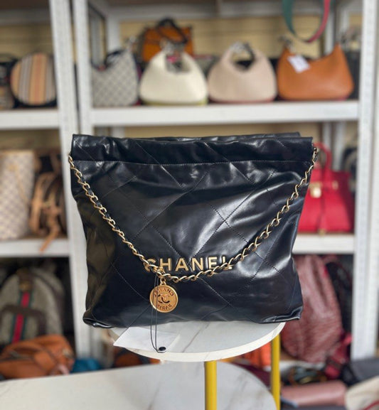 Chanel Quilted Chain Tote