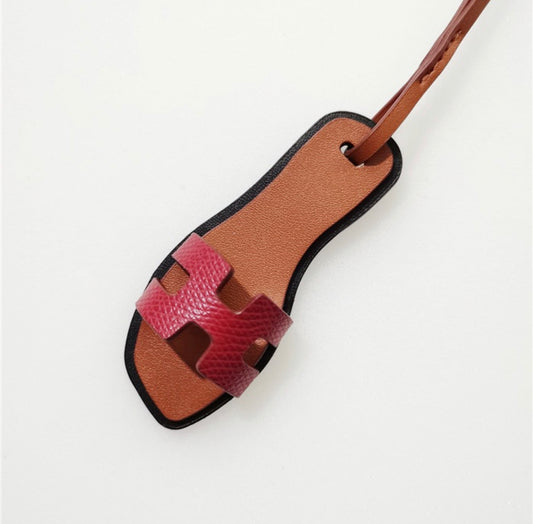 H Slippers Bag Charm