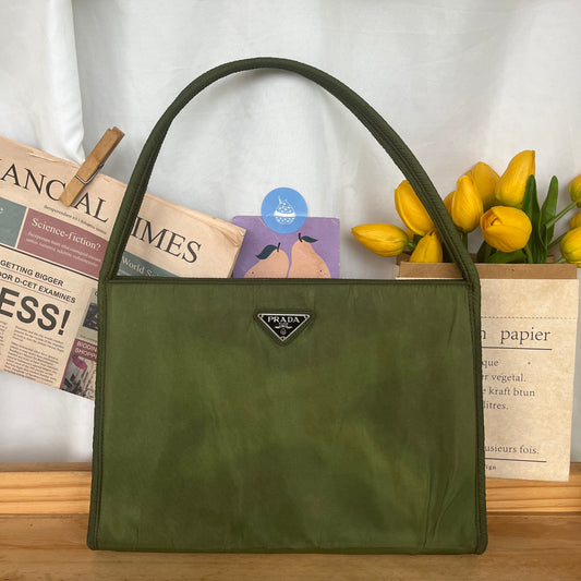 Pr@da Baguette Bag