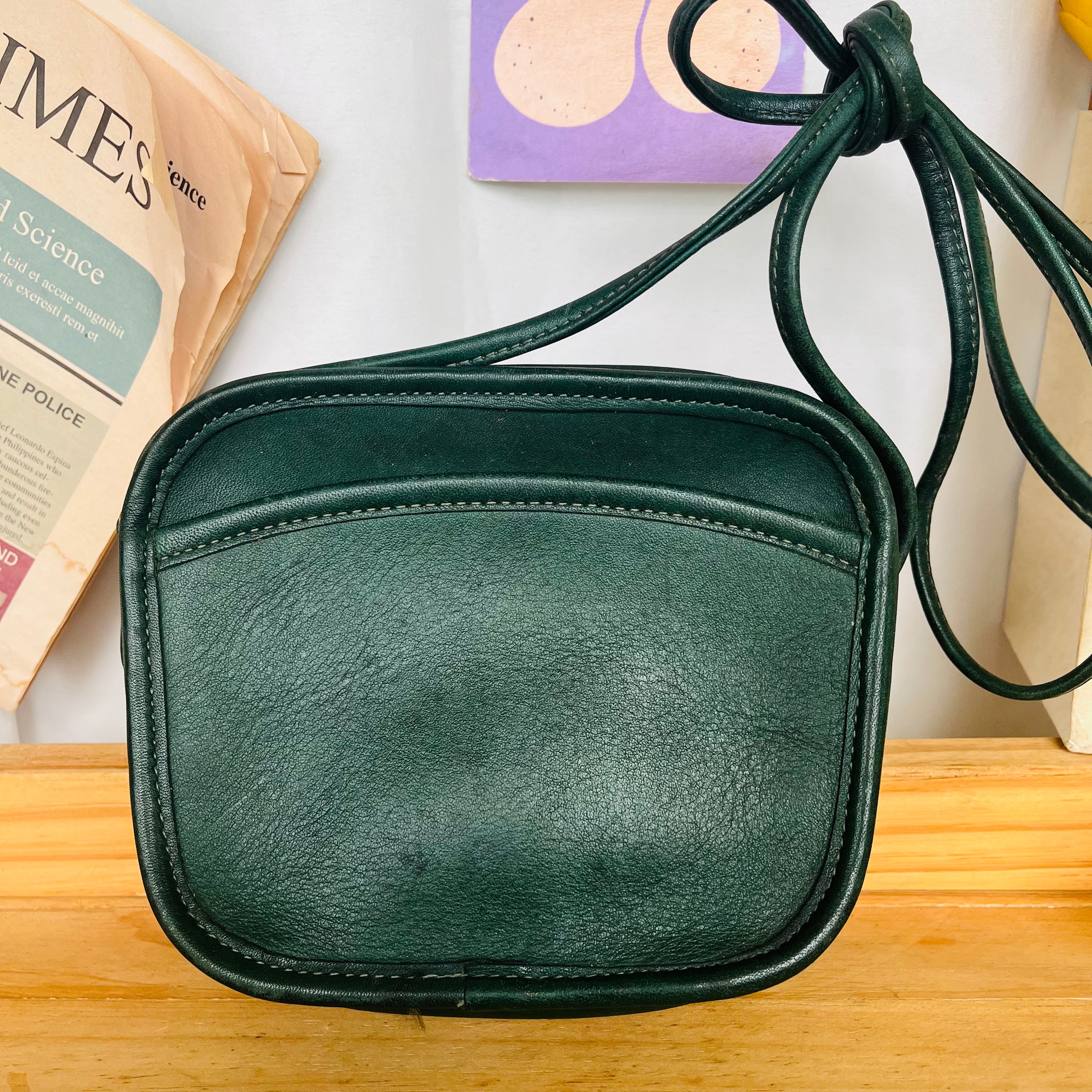 Coach Army Green Crossbody