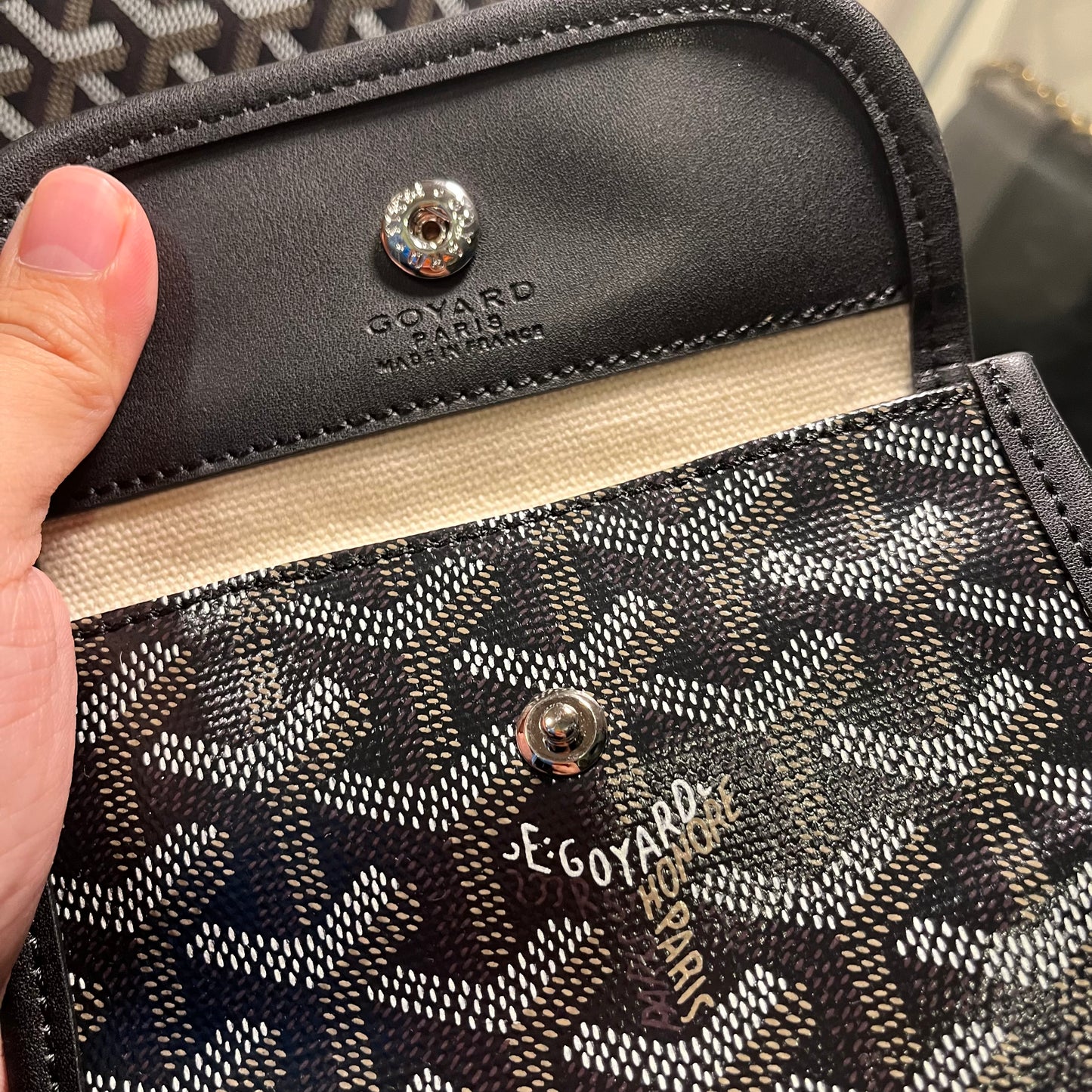 Goyard Anjou Reversible Mini Tote Black