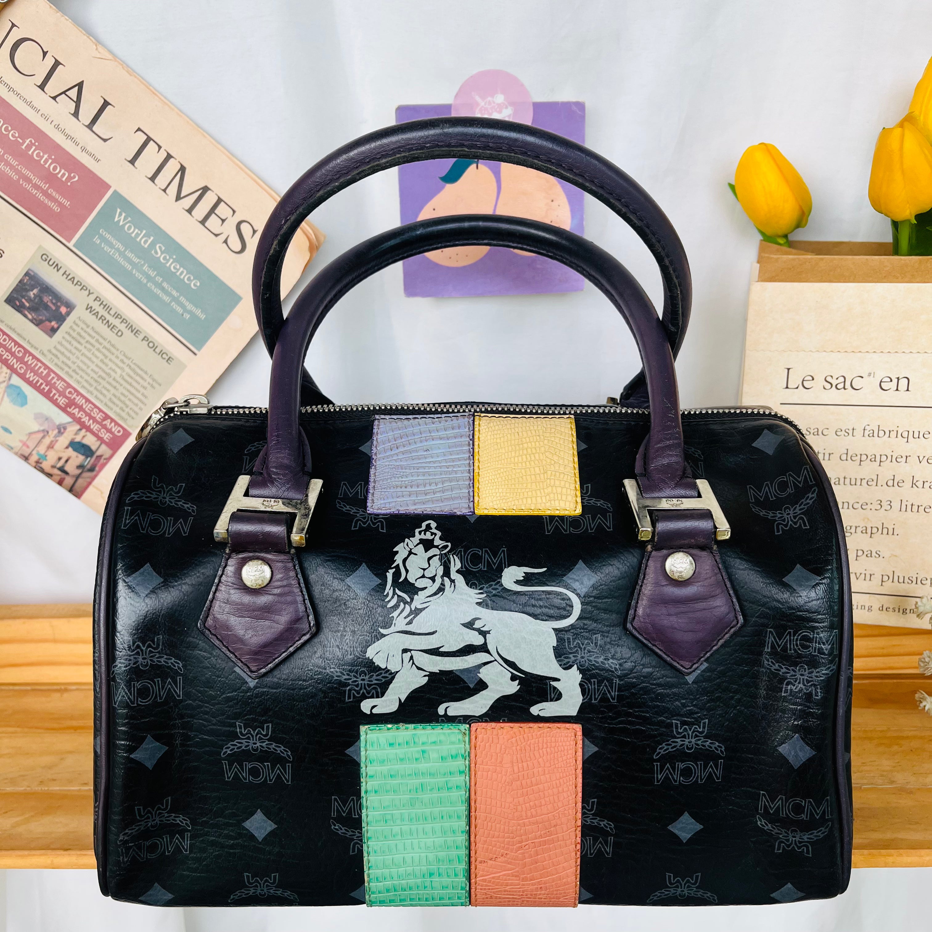 MCM Speedy Tote Bag