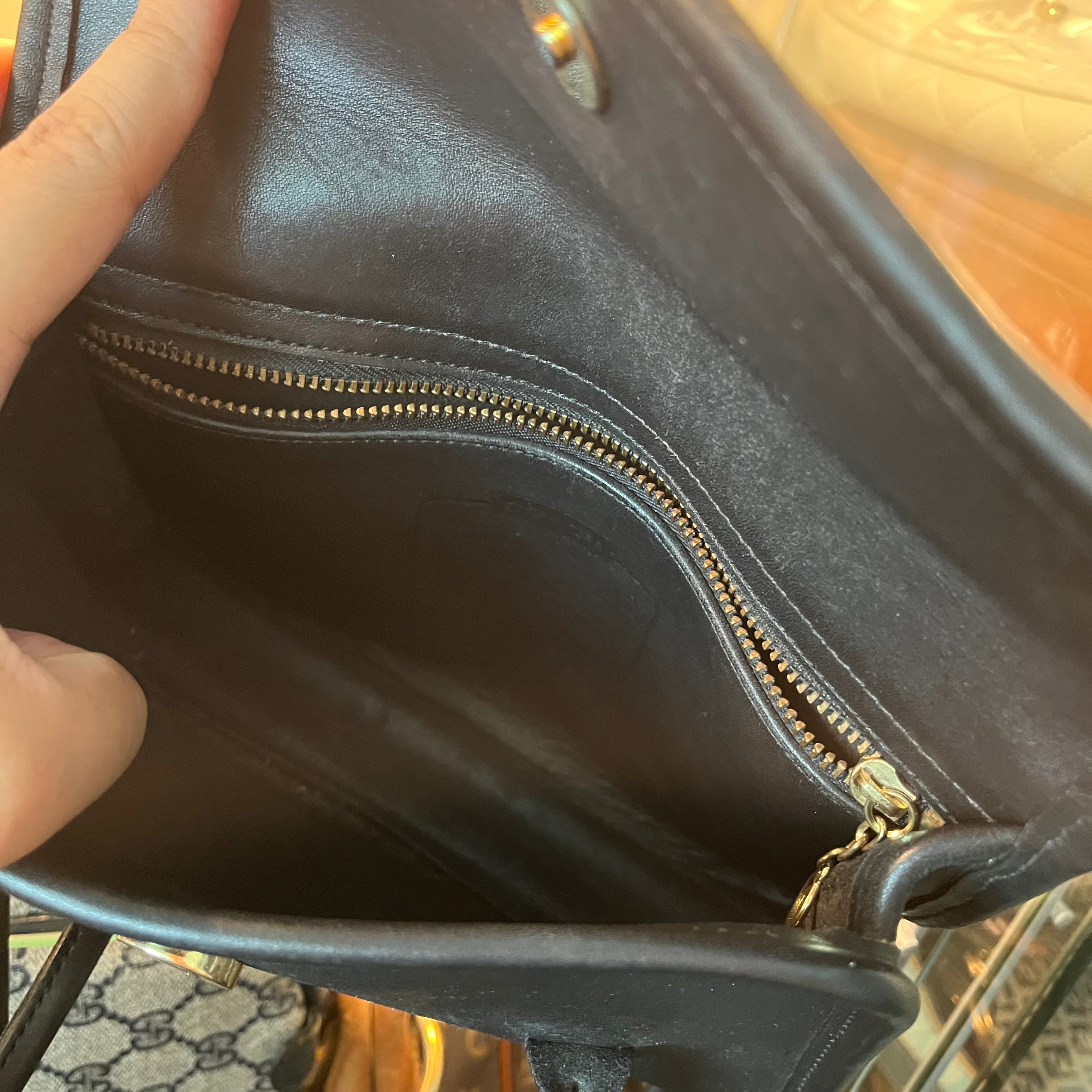 Vintage Coach Flap Shoulder Bag