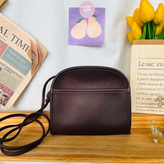 Coach Mini Dinky Brown Crossbody