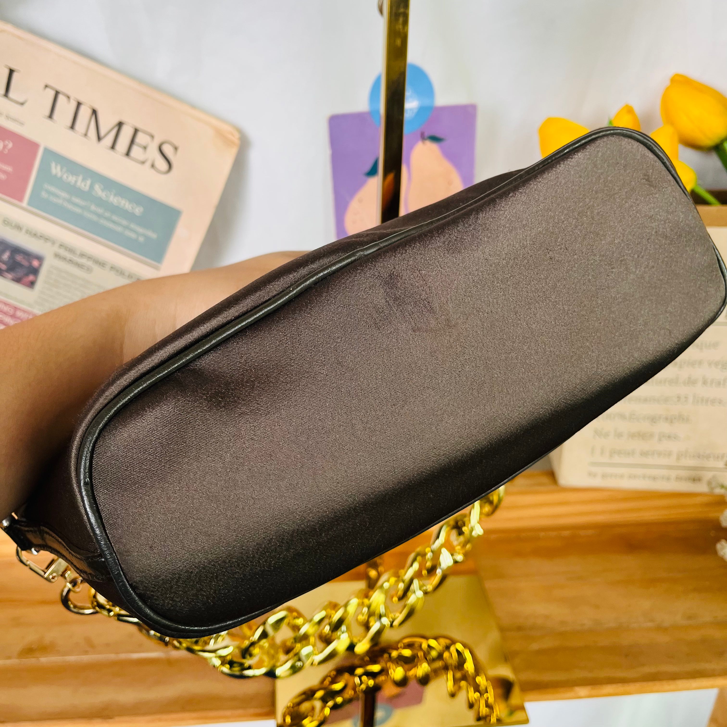 Gucci Olive Green Baguette